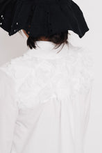 Load image into Gallery viewer, ROSETTE SHIRT 001 - WHITE