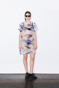 SILK ORGANZA DRESS 003 - WHITE